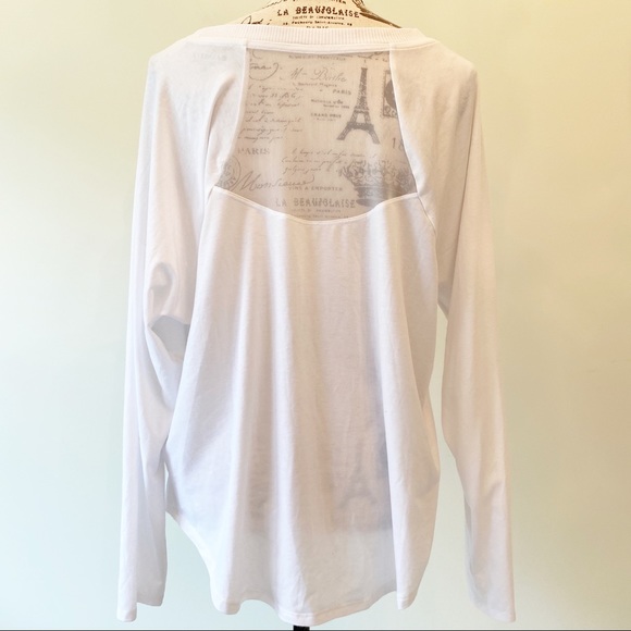 Athleta summer white top